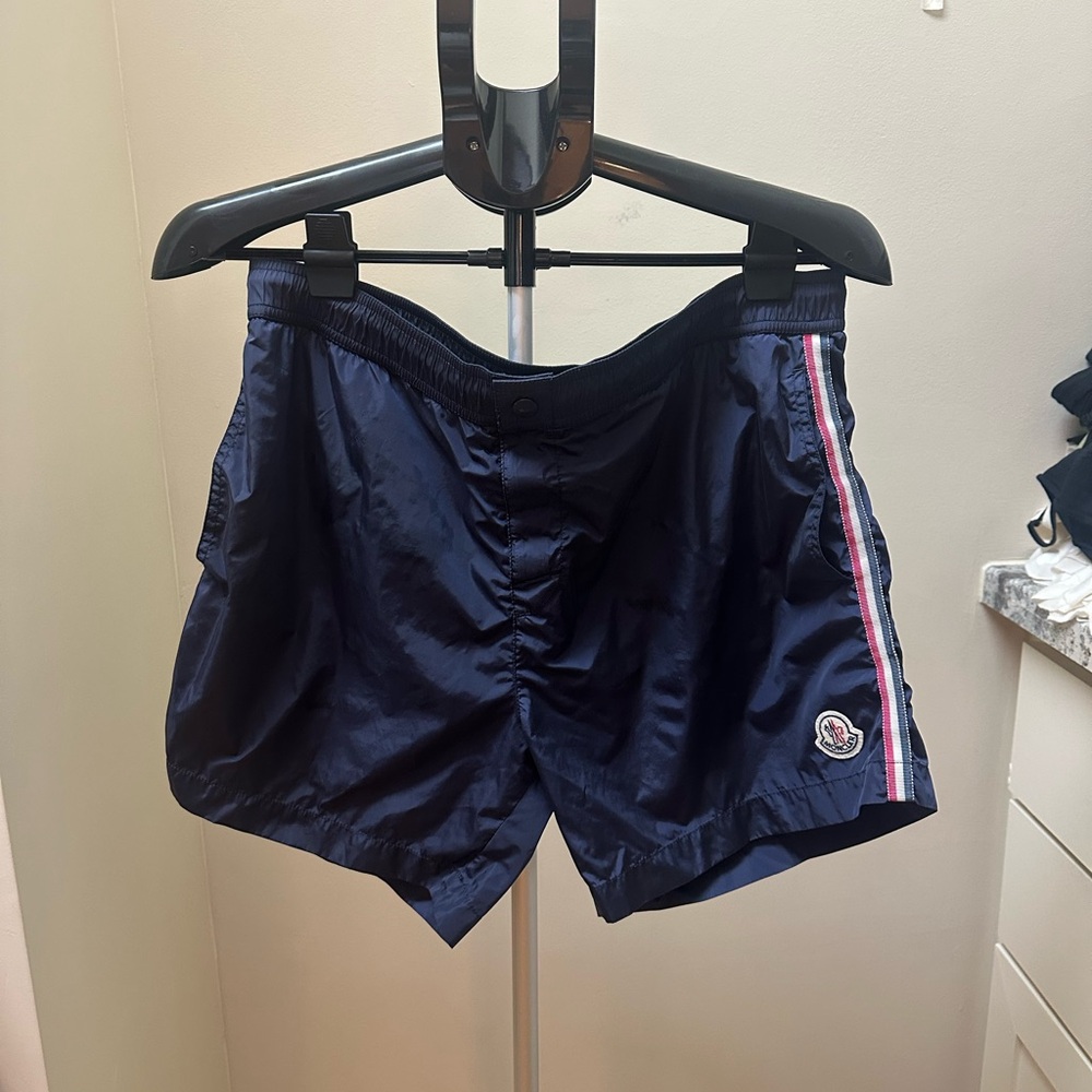 Moncler Swimming Trunks size L in Navy